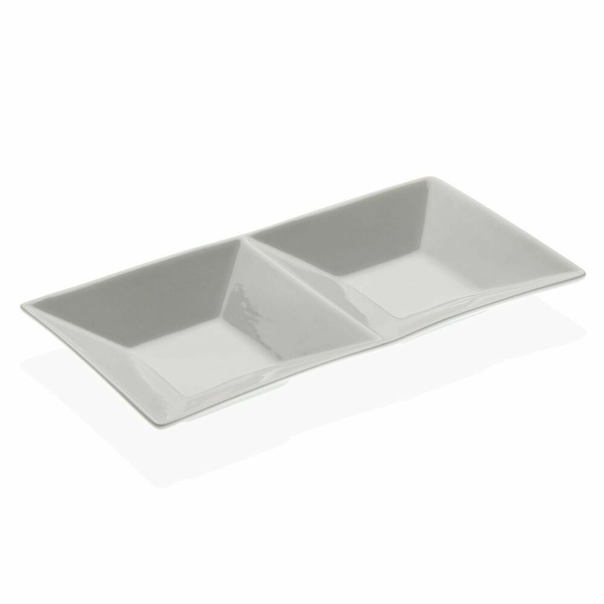 Snack tray Versa Ceramic Porcelain (23 x 11 x 3 cm) Versa