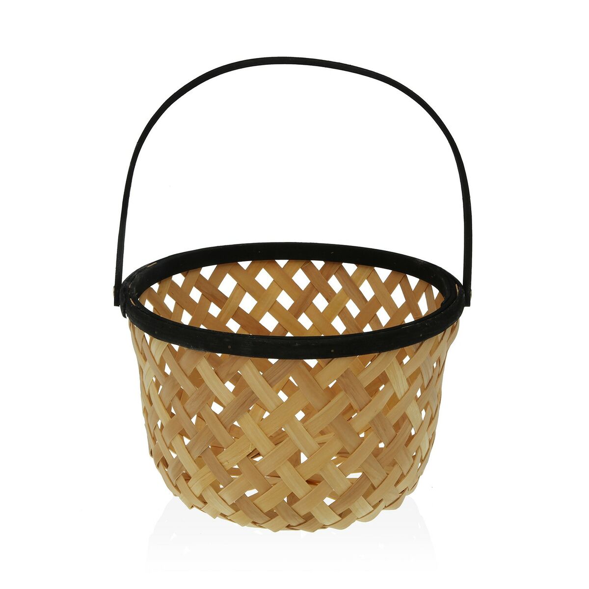 Fruit Bowl Versa Black Bamboo (28,5 x 35 x 28,5 cm) Versa