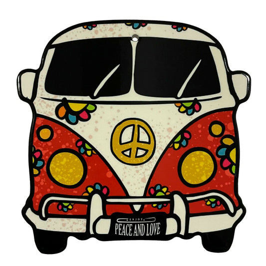 Table Mat Versa Peace and Love Van Ceramic 20 x 20 cm Versa