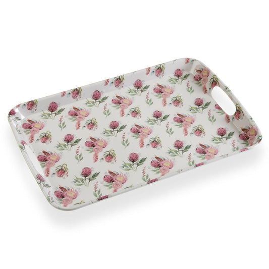 Tray Versa Flowers 31 x 3 x 46,2 cm Melamin Versa