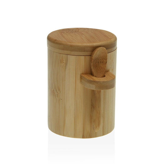 Sugar Bowl Versa Ceramic Bamboo Steel 7,5 x 10,3 x 10 cm Versa