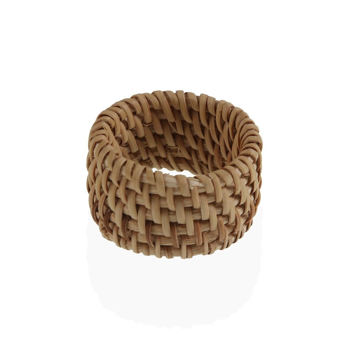 Napkin ring Versa Brown Rattan 5 x 3 x 5 cm Versa