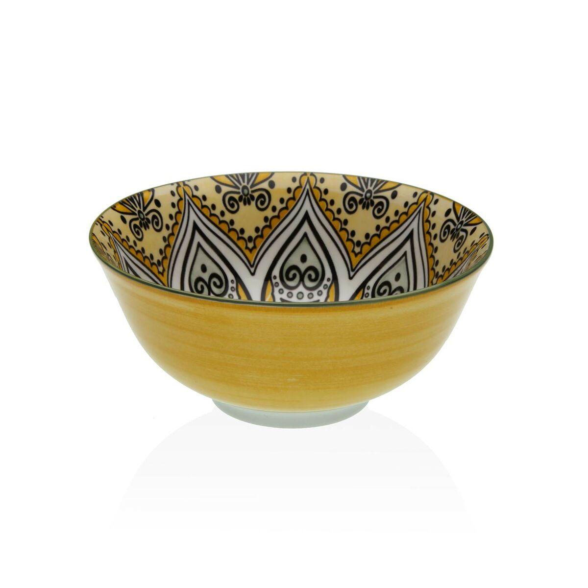 Snack Bowl Versa Yellow Ceramic Porcelain 15,5 x 7 x 15,5 cm Versa