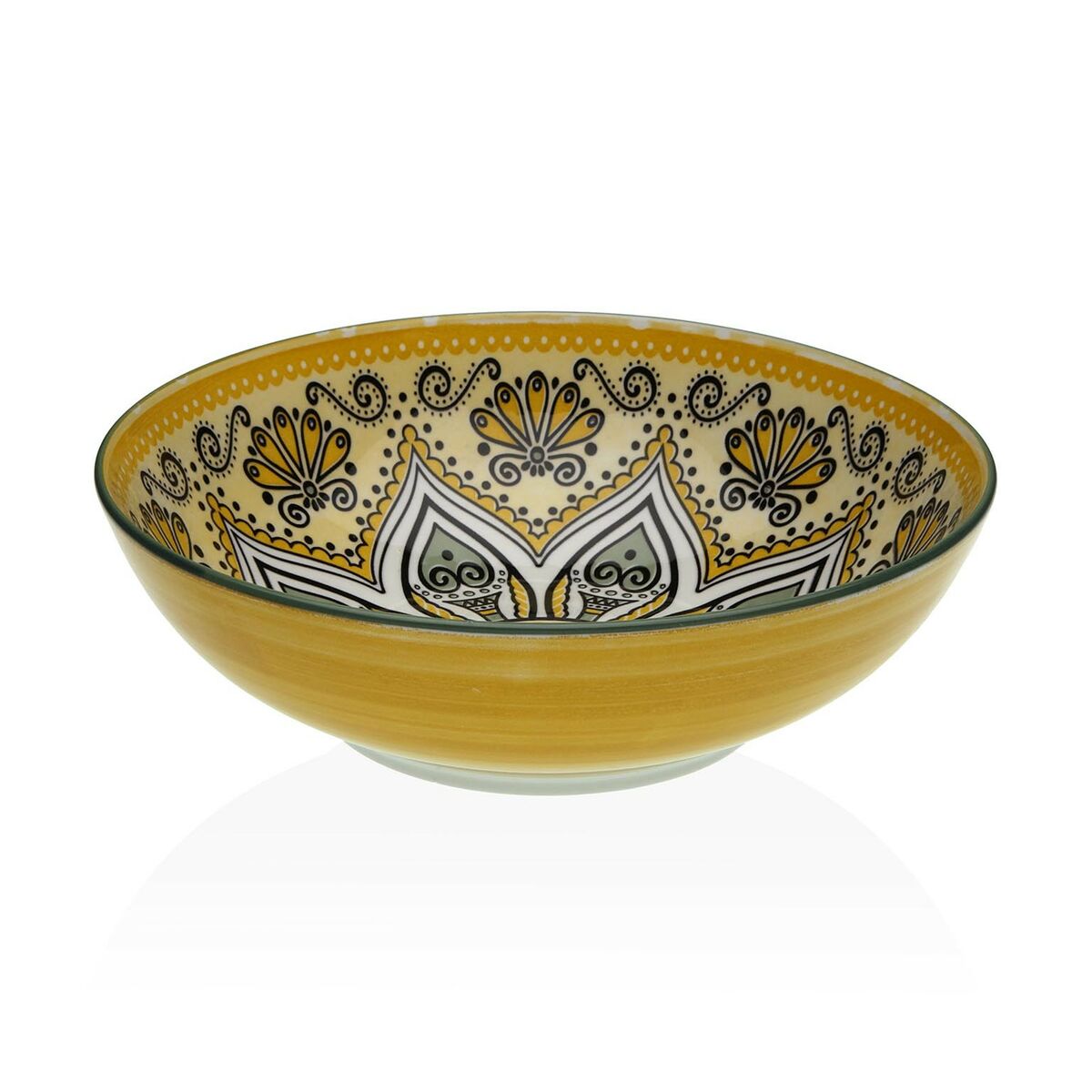 Salad Bowl Versa Ceramic Porcelain 22,5 x 9 x 22,5 cm Versa