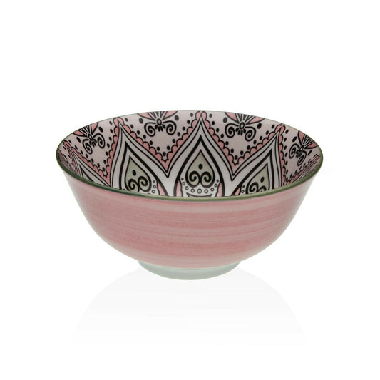 Snack Bowl Versa Pink Ceramic Porcelain 15,5 x 7 x 15,5 cm Versa