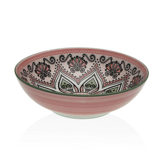 Salad Bowl Versa Pink Ceramic Porcelain 22,5 x 9 x 22,5 cm Versa