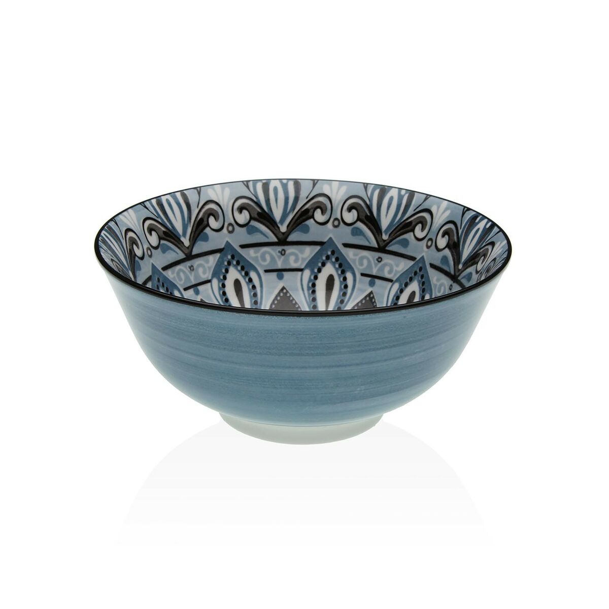 Snack Bowl Versa Blue Ceramic Porcelain 15,5 x 7 x 15,5 cm Versa