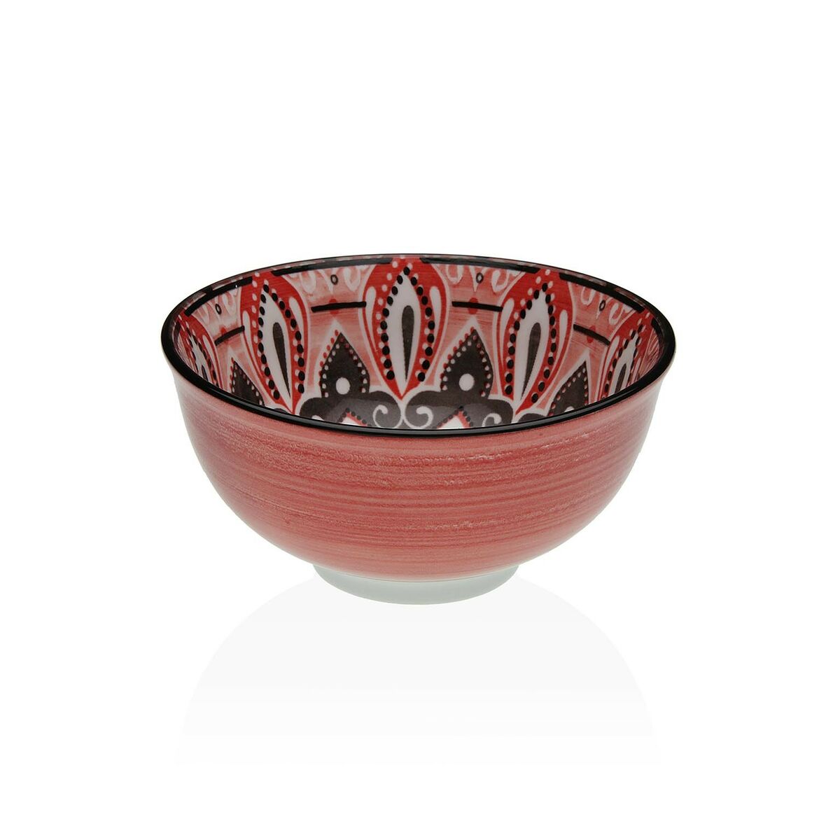 Snack Bowl Versa Red Ceramic Porcelain 11,5 x 6 x 11,5 xm Versa