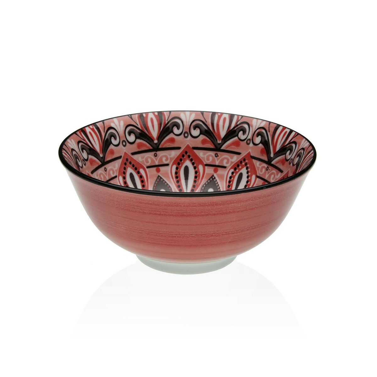 Snack Bowl Versa Red Ceramic Porcelain 15,5 x 7 x 15,5 cm Versa