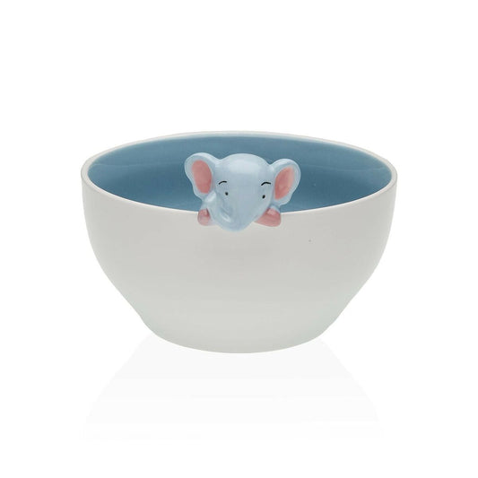 Bowl Versa Porcelain 15,8 x 9,5 x 14 cm Elephant Versa