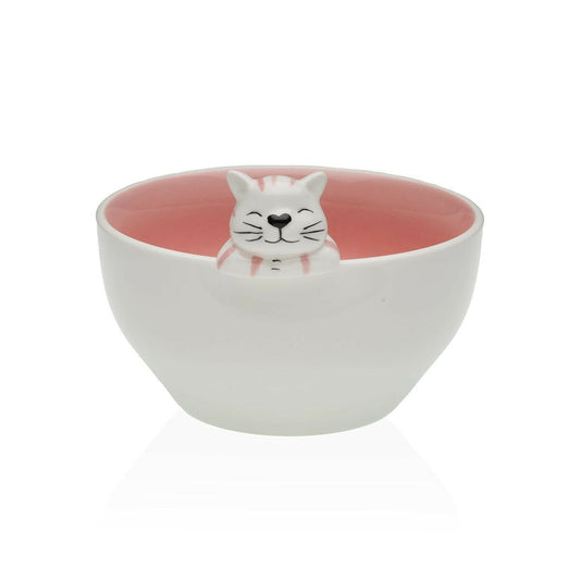 Bowl Versa Porcelain 15,8 x 9,5 x 14 cm Cats Versa