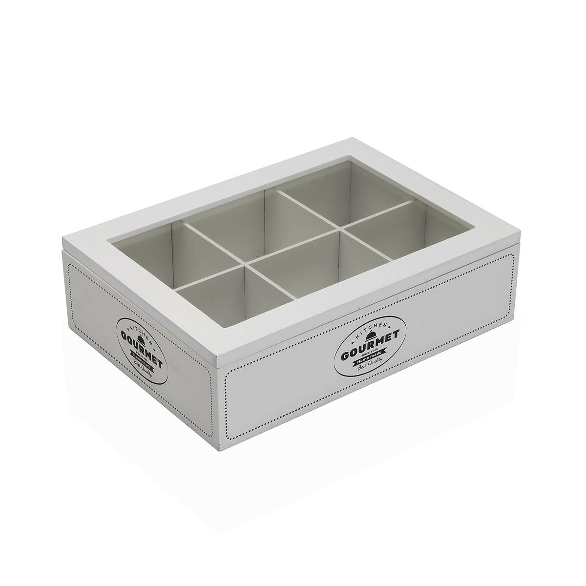 Box for Infusions Versa Gourmet Wood 17 x 7 x 24 cm Versa