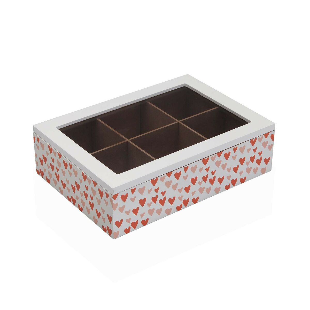 Box for Infusions Versa Amore Wood 17 x 7 x 24 cm Versa