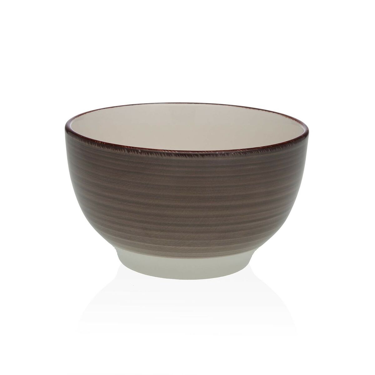 Bowl Versa Grey Stoneware 14 x 8,3 x 14 cm Versa