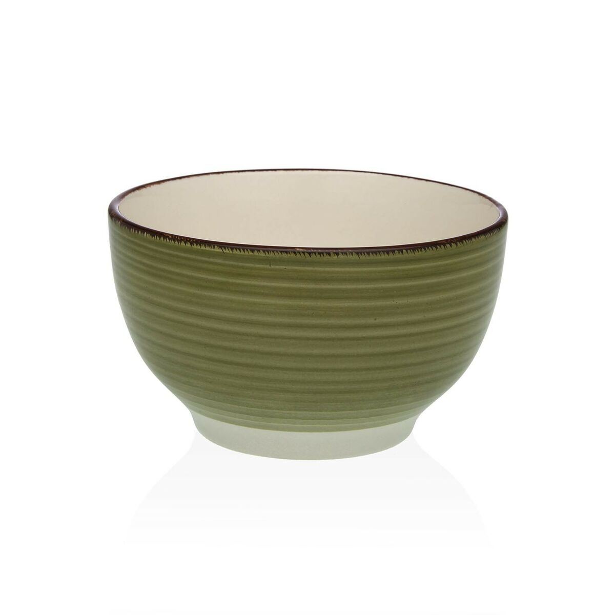 Bowl Versa Green Stoneware 14 x 8,3 x 14 cm Versa