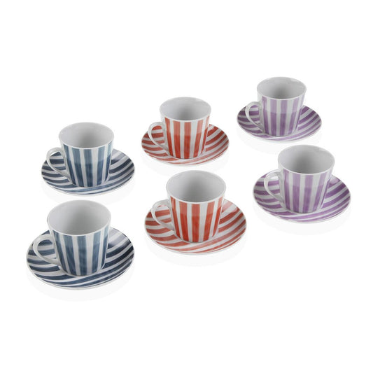 Piece Coffee Cup Set Versa Porcelain