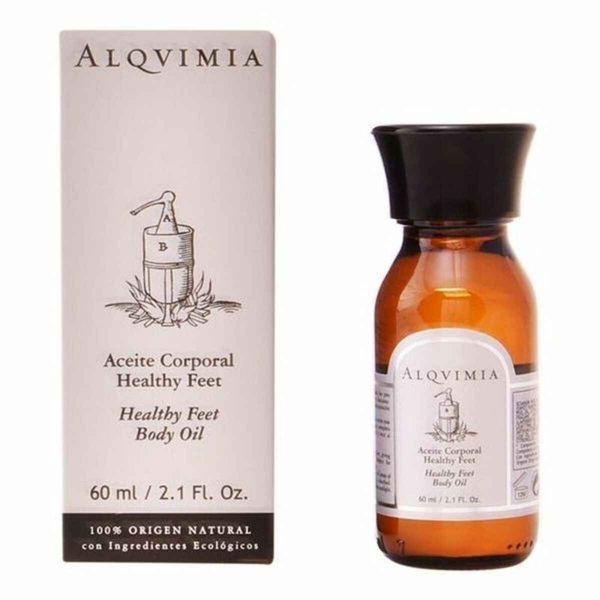 Restorative Foot Oil Healthy Feet Alqvimia (60 ml) Alqvimia