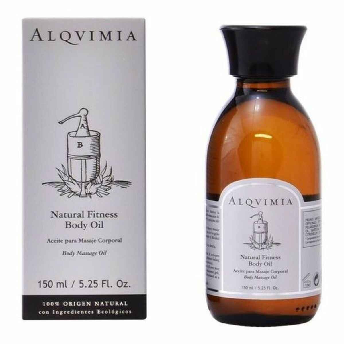 Massage Oil Natural Fitness Body Oil Alqvimia (150 ml) Alqvimia