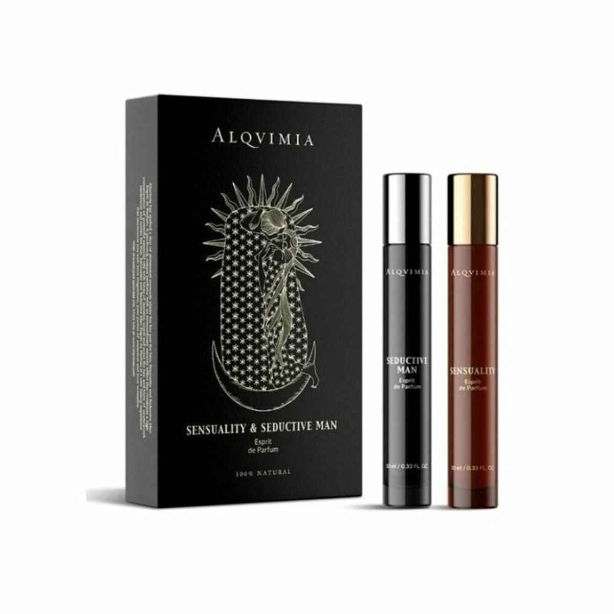 Erotic Perfume Set Alqvimia Sensuality & Seductive Man (2 pcs) Alqvimia