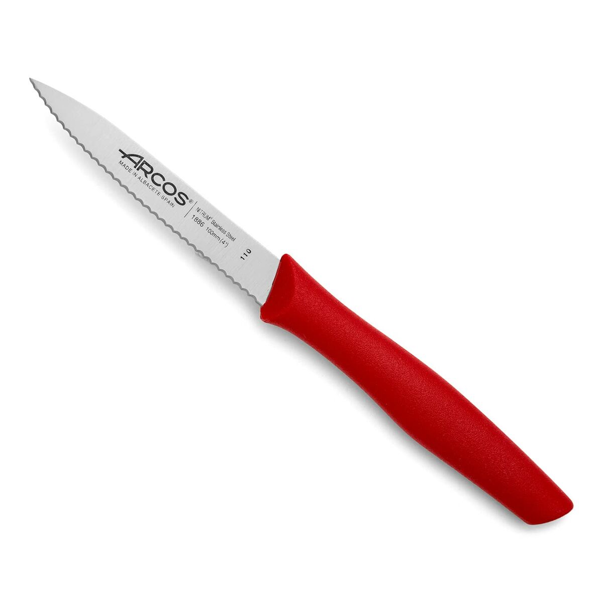 Peeler Knife Arcos Nova Red Stainless steel polypropylene 10 cm Arcos