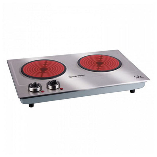 Portable Ceramic Hob JATA V532 2400W Steel 1200 W 2400 W JATA