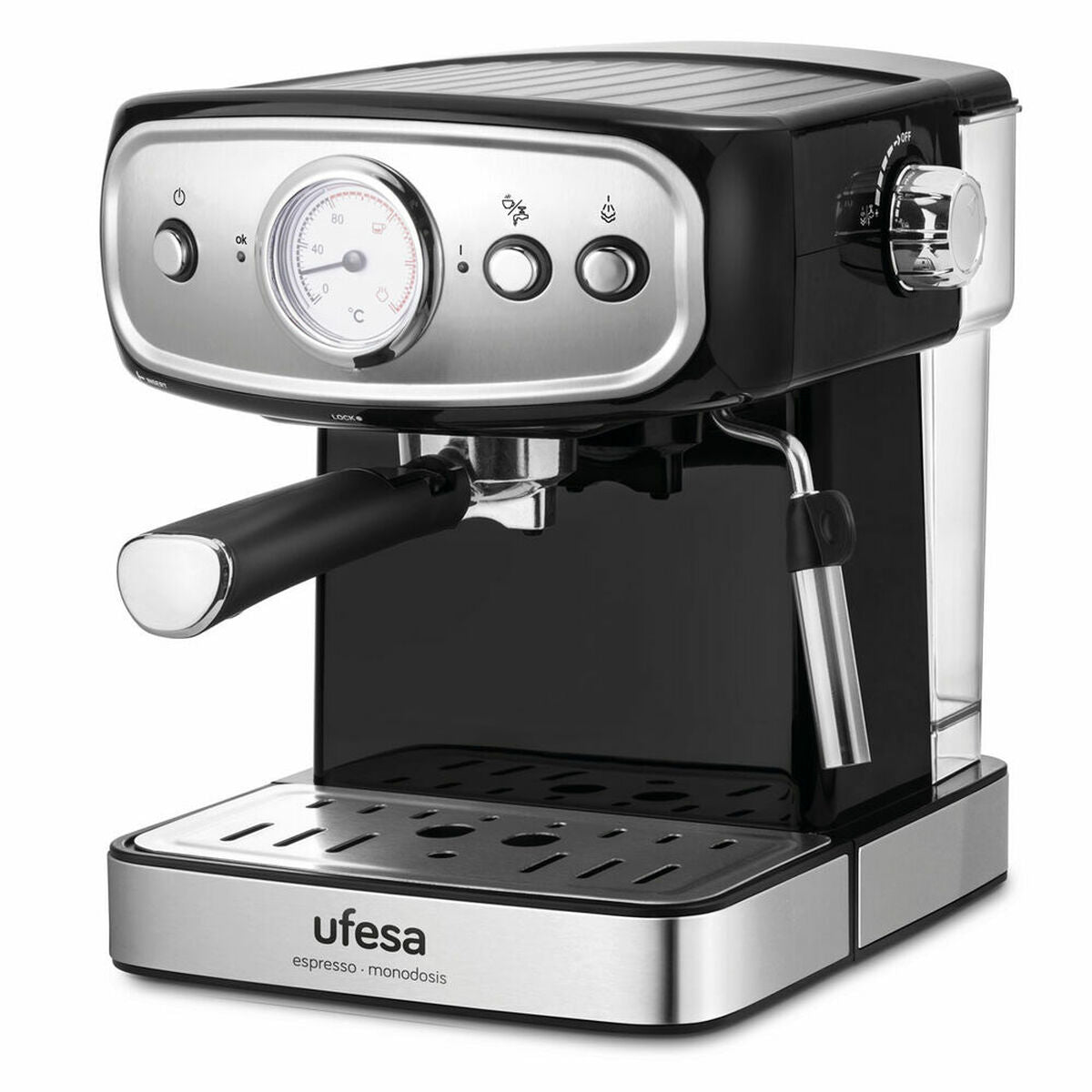 Express Manual Coffee Machine UFESA CE7244 1,5 L Black Silver 850 W UFESA