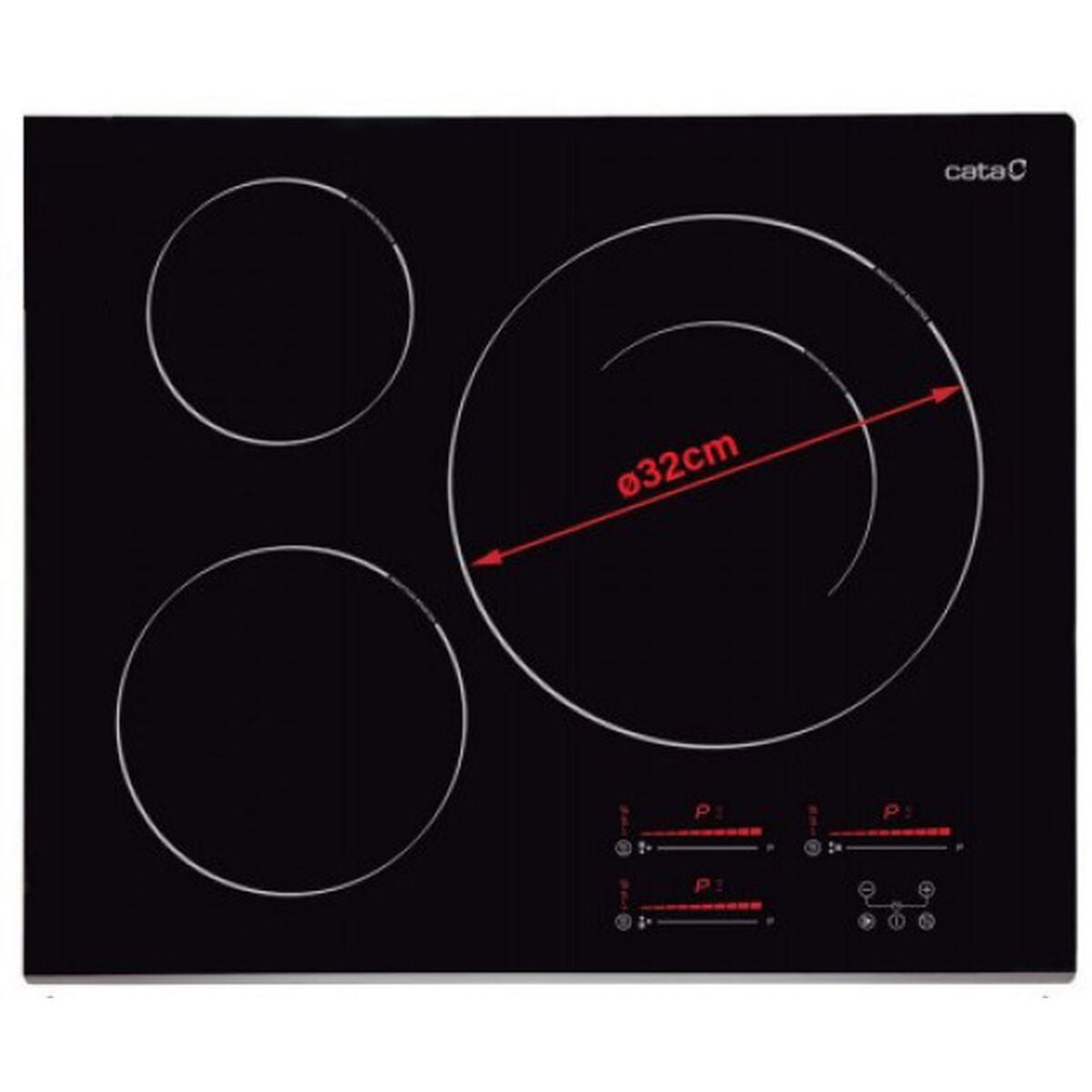 Induction Hot Plate Cata INSB6032BK /A 3F 60 cm 7100 W Cata