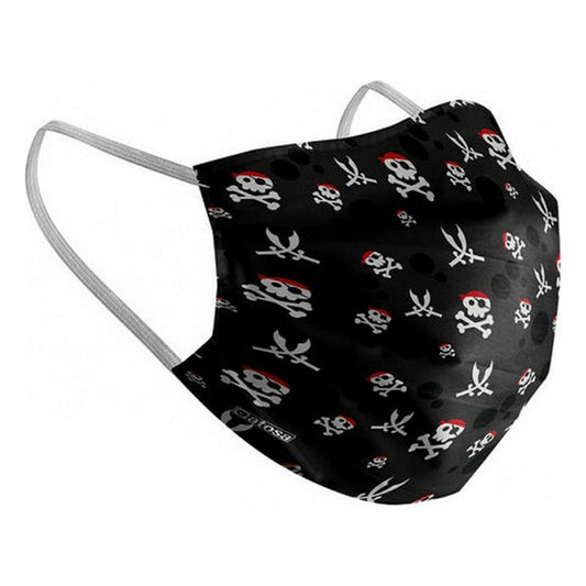 Hygienic Reusable Fabric Mask 6-9 years Pirate BigBuy Wellness