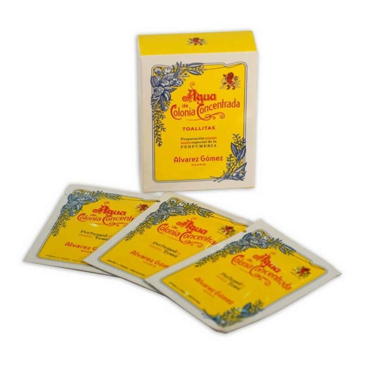 Scented Wet Wipes Agua de Colonia Concentrada Alvarez Gomez 2523770 (10 uds) Alvarez Gomez