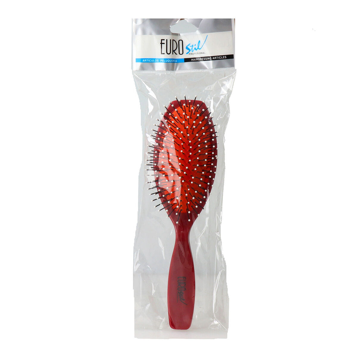 Detangling Hairbrush Eurostil Red Eurostil