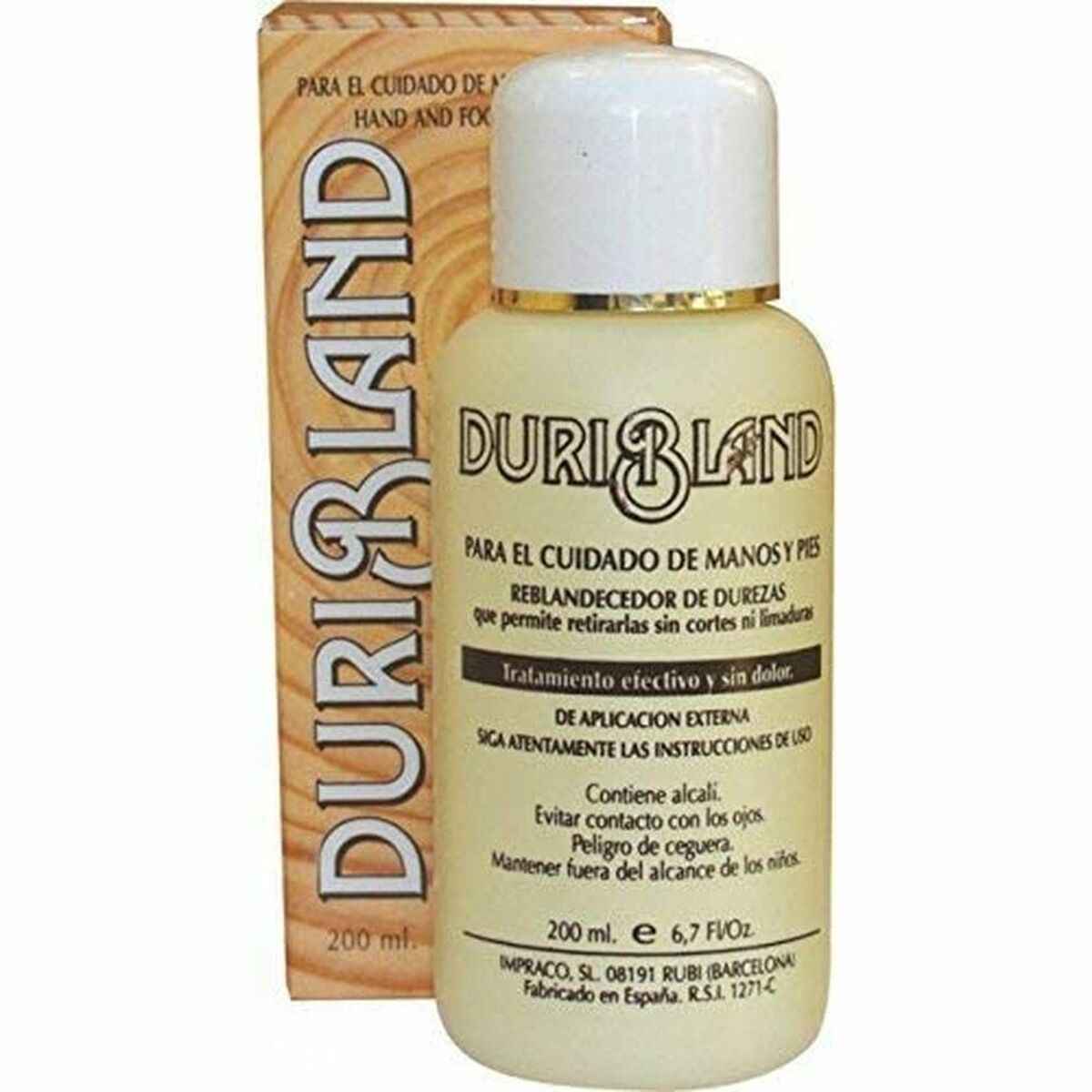 Foot Exfoliator Duribland GF11878 Treament for hard skin/cracked heels (200 ml) Duribland