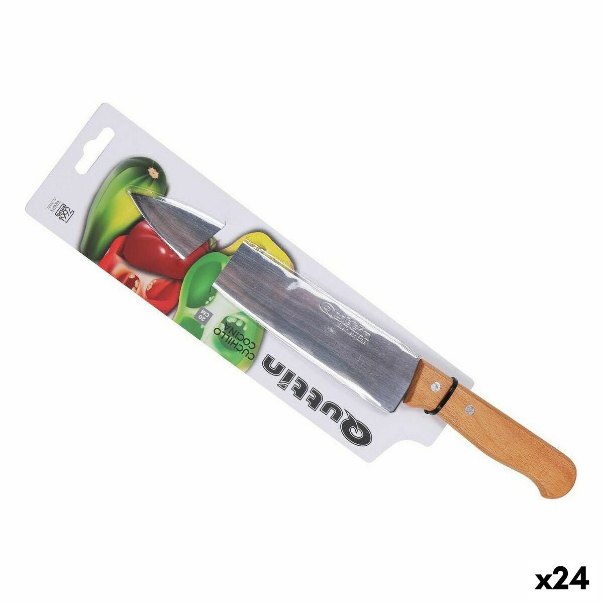 Kitchen Knife Quttin GR40773 20 cm (24 Units) Quttin