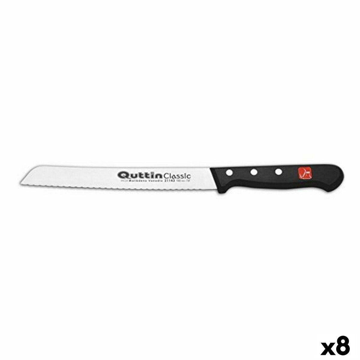 Bread Knife Quttin QT-721143 8 Units 20 cm 1,8 mm (20 cm) Quttin