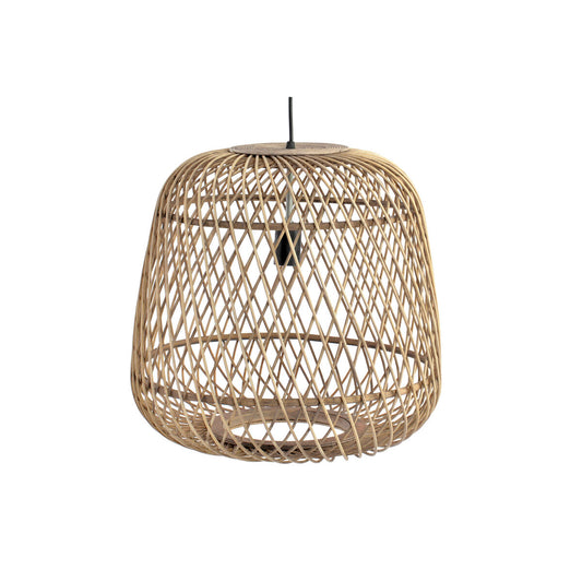 Ceiling Light DKD Home Decor Light brown Rattan (44 x 44 x 41 cm) DKD Home Decor