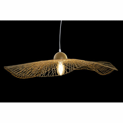 Ceiling Light DKD Home Decor Bamboo Sunhat (88 x 88 x 17 cm) DKD Home Decor