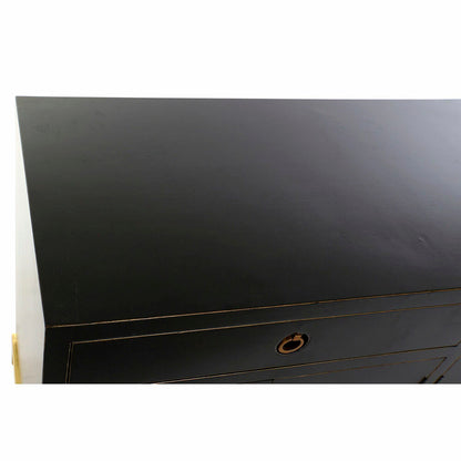 Sideboard DKD Home Decor Black Golden Metal Poplar 150 x 50 x 80 cm DKD Home Decor