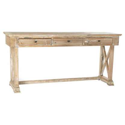 Console DKD Home Decor MB-172724 184,5 x 48 x 86 cm White Light brown Pinewood DKD Home Decor