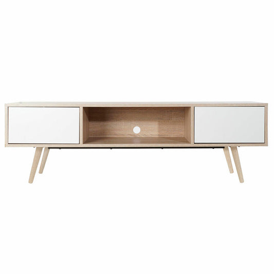 TV furniture DKD Home Decor White Metal MDF Wood (160 x 40 x 50 cm) DKD Home Decor