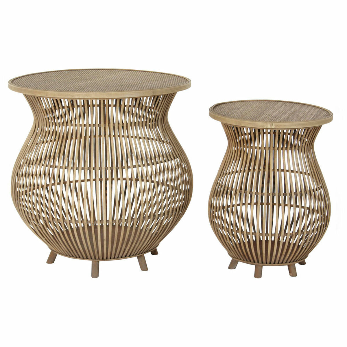 Side table DKD Home Decor Natural 61 x 61 x 64 cm DKD Home Decor