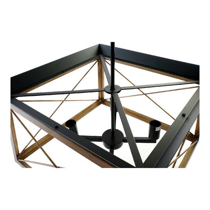 Ceiling Light DKD Home Decor Brown Black Wood Metal 220 V 50 W (50 x 50 x 130 cm) DKD Home Decor