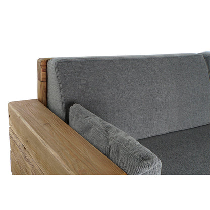 Sofa DKD Home Decor Grey Natural Alpino 224 x 95 x 82 cm