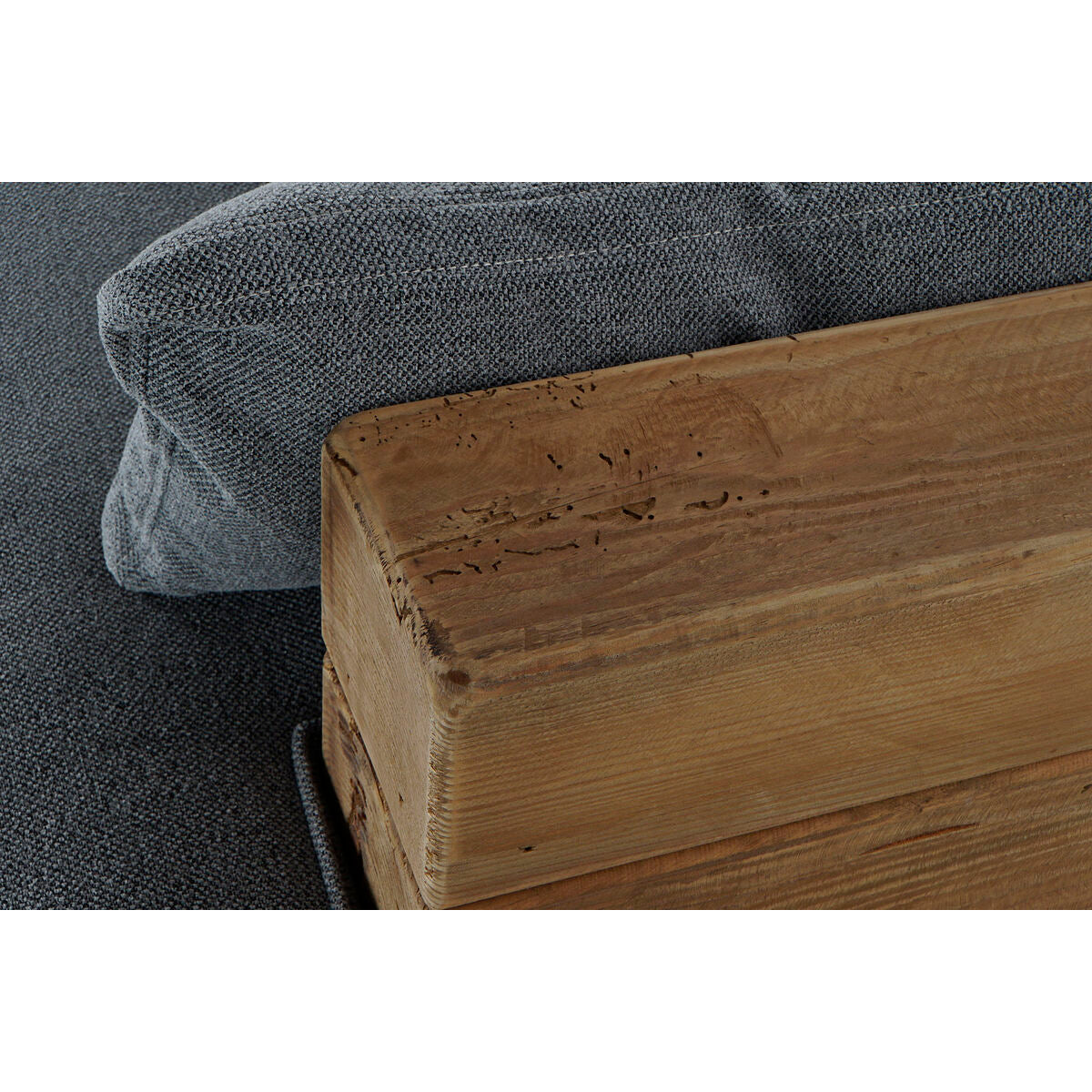 Sofa DKD Home Decor Grey Natural Alpino 224 x 95 x 82 cm