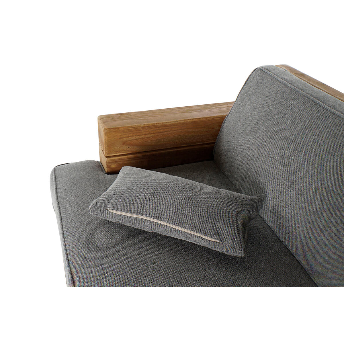 Sofa DKD Home Decor Grey Natural Alpino 224 x 95 x 82 cm