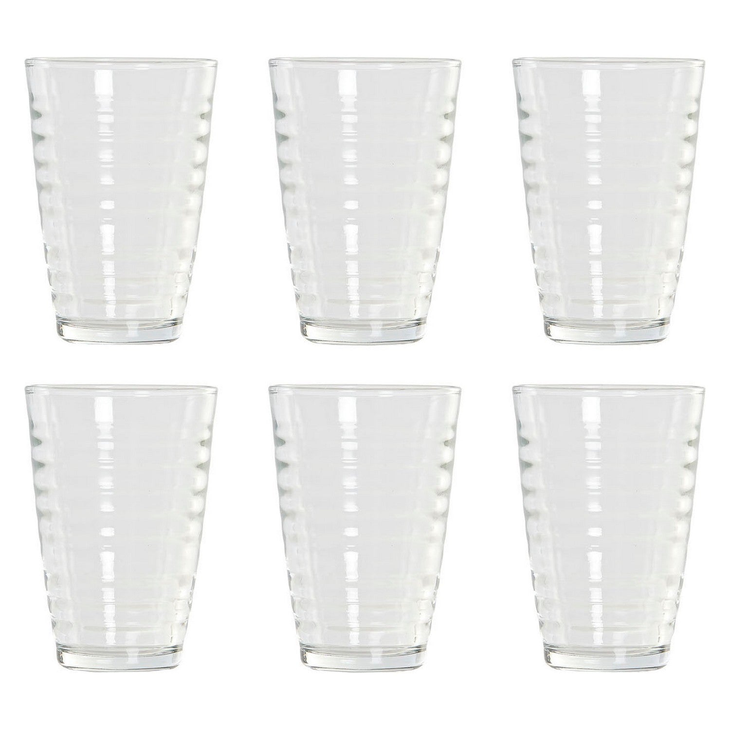 Set of glasses DKD Home Decor Transparent Crystal 300 ml (6 pcs)