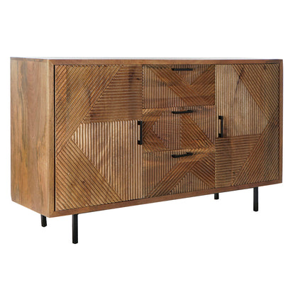 Sideboard DKD Home Decor Natural Metal Mango wood (145 x 40 x 86 cm) DKD Home Decor