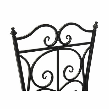 Garden chair DKD Home Decor Black Ceramic Multicolour Ironwork (39 x 50 x 93 cm) DKD Home Decor