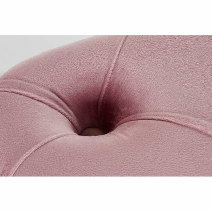 Bench DKD Home Decor Pink Polyester Velvet MDF Wood (88 x 53 x 47,76 cm) DKD Home Decor