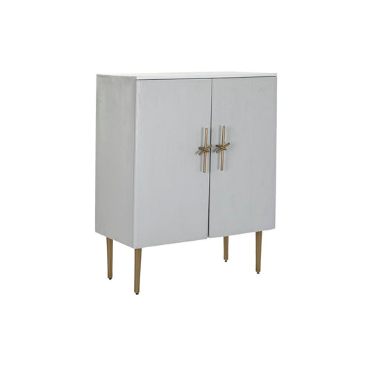 Occasional Furniture DKD Home Decor BAR Golden White Iron Mango wood (85 x 45 x 110 cm) DKD Home Decor