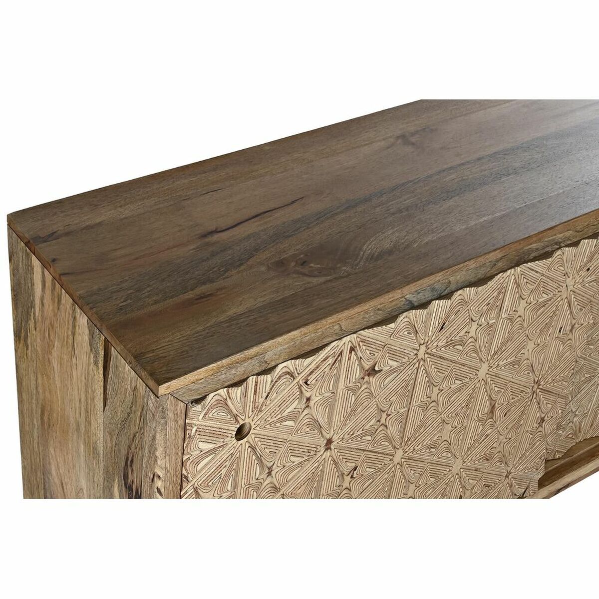 Sideboard DKD Home Decor Natural Mango wood Birch (160 x 45 x 85 cm) DKD Home Decor