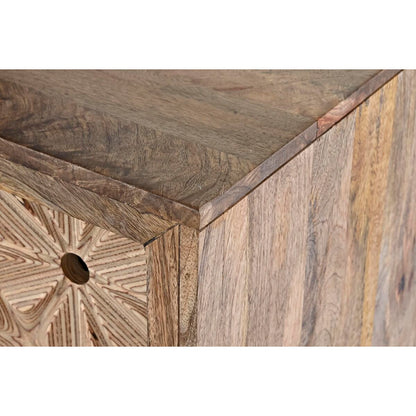 Sideboard DKD Home Decor Natural Mango wood Birch (160 x 45 x 85 cm) DKD Home Decor